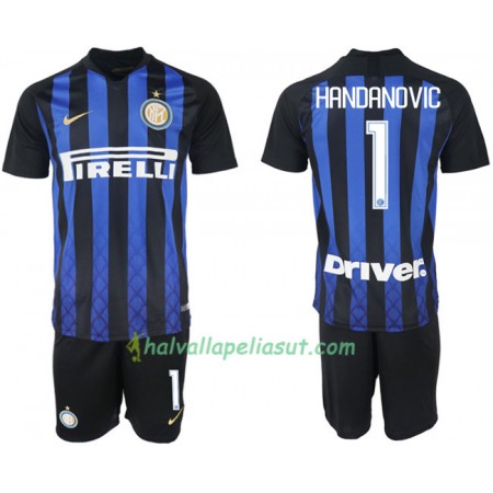 Jalkapallo Pelipaidat Inter Milan HANDANOVIC 1 Lasten Kotipaita 2018-2019 Lyhythihainen